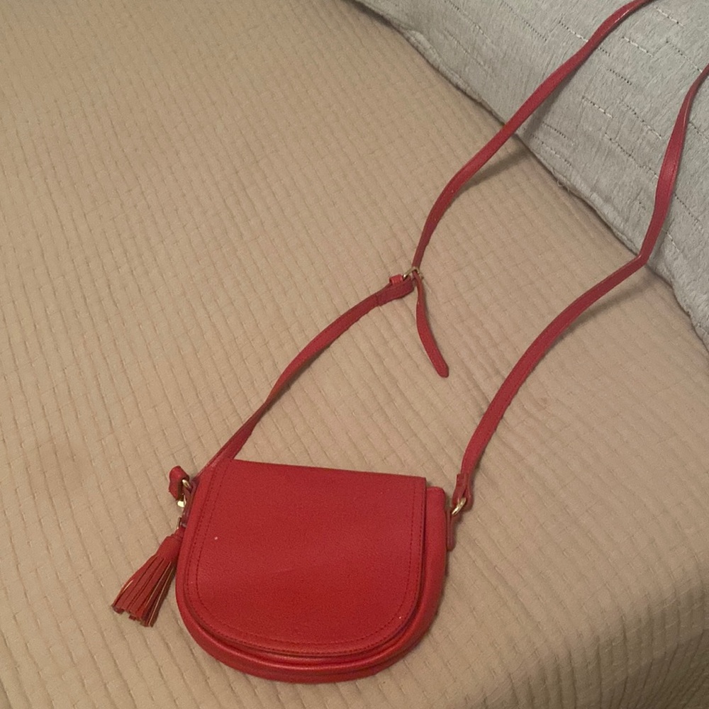 Red women’s purse
